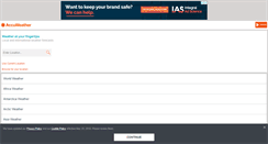 Desktop Screenshot of m.accuweather.com